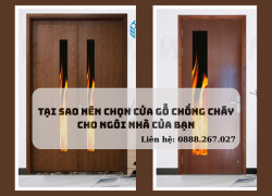 Tại Sao Nên Chọn Cửa Gỗ Chống Cháy Cho Ngôi Nhà Của Bạn