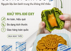 Bảo quản, chống mốc bánh trung thu an toàn-gói hút oxy