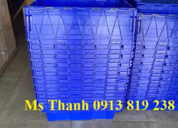 Thùng nhựa có nắp đậy đựng trái cây xuất khẩu - Ms Thanh 0913 819 238