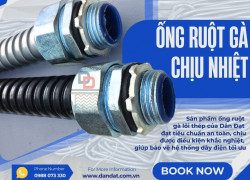 Ống ruột gà bọc inox/ Ống ruột gà lõi thép bọc lưới inox/ Ống luồn dây điện bọc nhựa PVC