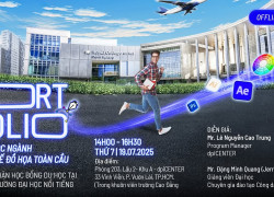 WORKSHOP “PORTFOLIO & DU HỌC NGÀNH THIẾT KẾ ĐỒ HỌA TOÀN CẦU”