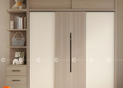 Tủ Áo Gỗ Công Nghiệp MDF Cánh Lùa Cao Cấp