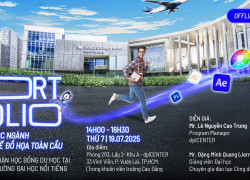 Workshop “portfolio & du học ngành thiết kế đồ họa toàn cầu”