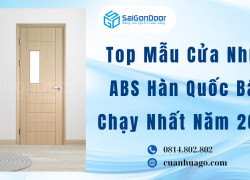 Top Mẫu Cửa Nhựa ABS Hàn Quốc Bán Chạy Nhất Năm 2025