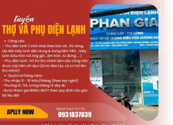 DAIKIN PROSHOP PHAN GIA - TUYỂN DỤNG THỢ & PHỤ ĐIỆN LẠNH