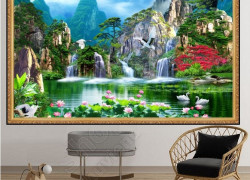 Gạch ốp tường , tranh gạch men cao cấp đẹp
