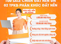 Tuyển NVKD BĐS làm tại Đà Nẵng thu nhập ổn định