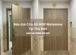 Báo Giá Cửa Gỗ MDF Melamine Tại Thủ Đức