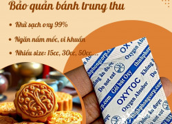 Bánh trung thu-cách bảo quản an toàn với gói oxy