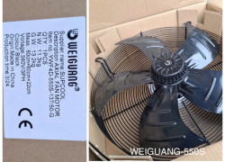 ANKACO nhận thay quạt dàn nóng kho lạnh tại TPHCM, QUẠT weiguang D550mm 380V