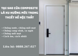 Cửa Composite Là Xu Hướng Mới Trong Thiết Kế Nội Thất