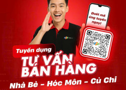 FPT shop tuyển nhân viên tư vấn bán hàng tại Củ Chi và Nhà Bè