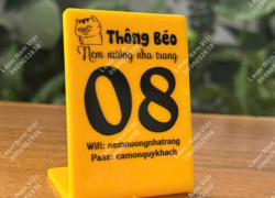Sản xuất thẻ bàn inox hcm 0982496144