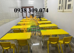 Bàn mầm non chân gấp, bàn mẫu giáo mầm non, ghế mầm non