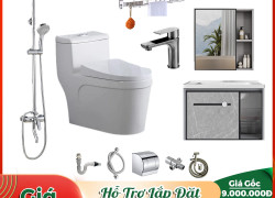 Combo Trọn Bộ Nhà Tắm 10 Món Nóng Lạnh MTCB-115