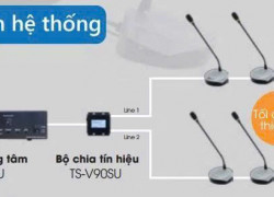 HỆ THỐNG HỘI THẢO TOA TS-V90 – ÂM THANH RÕ RÀNG, KẾT NỐI LINH HOẠT