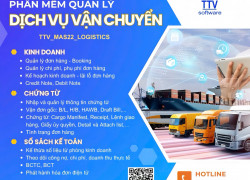 Phần mềm quản lý đơn hàng, chứng từ và kế toán vận chuyển