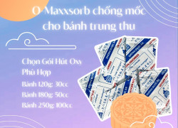 GÓI HÚT OXY O-MAXXSORB SECCO – NGĂN MỐC, GIỮ TƯƠI THỰC PHẨM, BẢO QUẢN BÁNH TRUNG THU HIỆU QUẢ