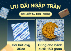 Gói hút oxy bảo vệ bánh trung thu luôn tươi ngon
