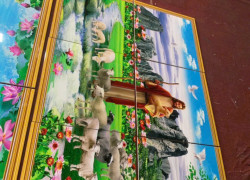 Tranh gạch công giáo , gạch trang trí 3d chúa chăn chiên
