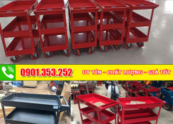 Mẫu xe đẩy 3 ngăn đựng đồ nghề  KT810x400x830mm