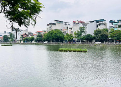 bán nhà lô góc mặt phố Long Biên, 100m x 7 tầng, mặt tiền 5.8m, view hồ, ôtô tránh, kinh doanh