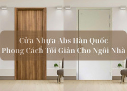 Cửa Nhựa Abs Hàn Quốc Phong Cách Tối Giản Cho Ngôi Nhà