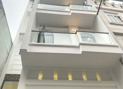 Bán nhà 4 tầng hẻm xe hơi ngay Lê Quang Định DT 42m2 Giá nhỉnh 7 tỷ