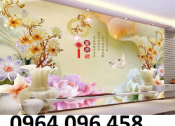 Tranh gạch 3d trang trí phòng khách đẹp - SDX43