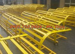 Thang lồng frp màu vàng, ladder frp, không rỉ sét