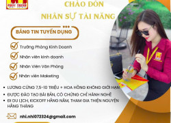 ĐỊA ỐC PHÚC THỊNH tuyển NVKD, TPKD, marketing & NV văn phòng