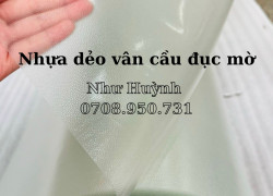 báo giá màng nhựa pvc đục mờ - vân cầu 3d