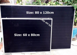Bảng đen viết phấn dùng dạy học cho gia sư. KT 80x120cm.