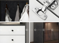 Tủ Áo Cánh Kính Cao Cấp Tối Giản, Hiện Đại