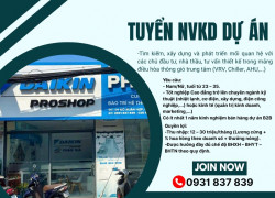 TUYỂN DỤNG NHÂN VIÊN KINH DOANH DỰ ÁN