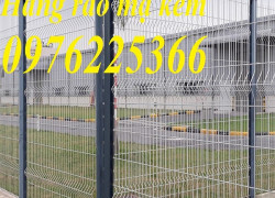 Mẫu hàng rào lưới thép mạ kẽm, sơn tĩnh điện mới nhất 2025