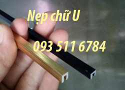 Nẹp chữ U inox vàng nẹp U nhôm U5 U10 U20