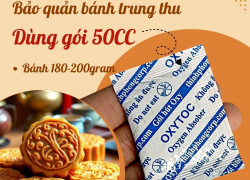 Gói hút oxy cho bánh trung thu tươi ngon