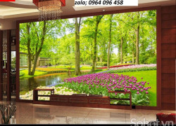Tranh gạch 3d ốp tường hàng rào - ZXC3