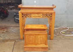 Bàn thờ, tủ thờ gỗ gõ đỏ & gỗ hương đá giá rẻ