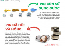 Máy trợ thính có thể hỏng chỉ vì một viên pin
