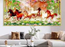 Tranh gạch men ốp phòng khách