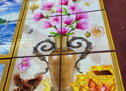 Tranh gạch men thuyền