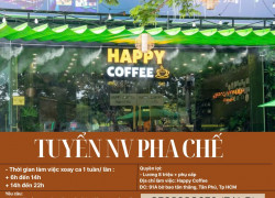 Tuyển nhân viên Pha Chế có kinh nghiệm làm ở Tân Phú