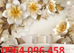 Tranh gạch 3d ốp tường phòng khách đẹp - DSS33