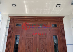 Cửa thép cửa chính 4 cánh thép