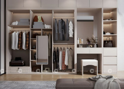 Tủ Áo Gỗ Công Nghiệp MDF Cánh Lùa Cao Cấp