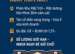 Sale Ngay Shophouse Phân Khu Mặt Trời: Mặt tiền đẹp – Lợi nhuận khủng!