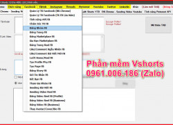 Phần Mềm Vshorts – Phần Mêm  Marketing Facebook Toàn Diện 0961006186