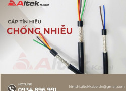 Cáp Tín Hiệu Chống Nhiễu 2×0.22mm, 4×0.22mm, 6×0.22mm, 8×0.22mm